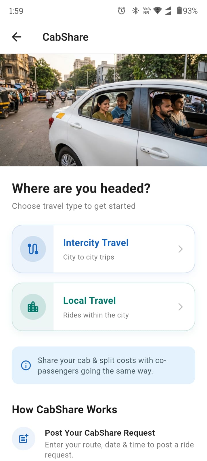 CabShare UI